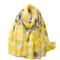 Fashion new design one piece flower muslim hijab islamic shawls summer lightweight soft cotton voile printed scarf tudung bawal