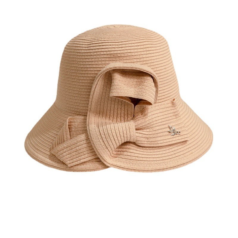 Outdoor Women Spring Summer Breathable Sun Straw Braid Floppy Fedora Beach Cap Garland Straw Hats
