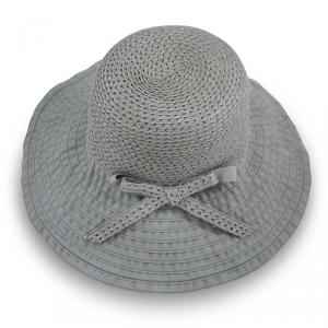 Fashion hat grey bow