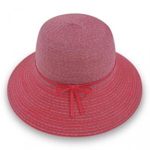 Fashion hat pink red bow